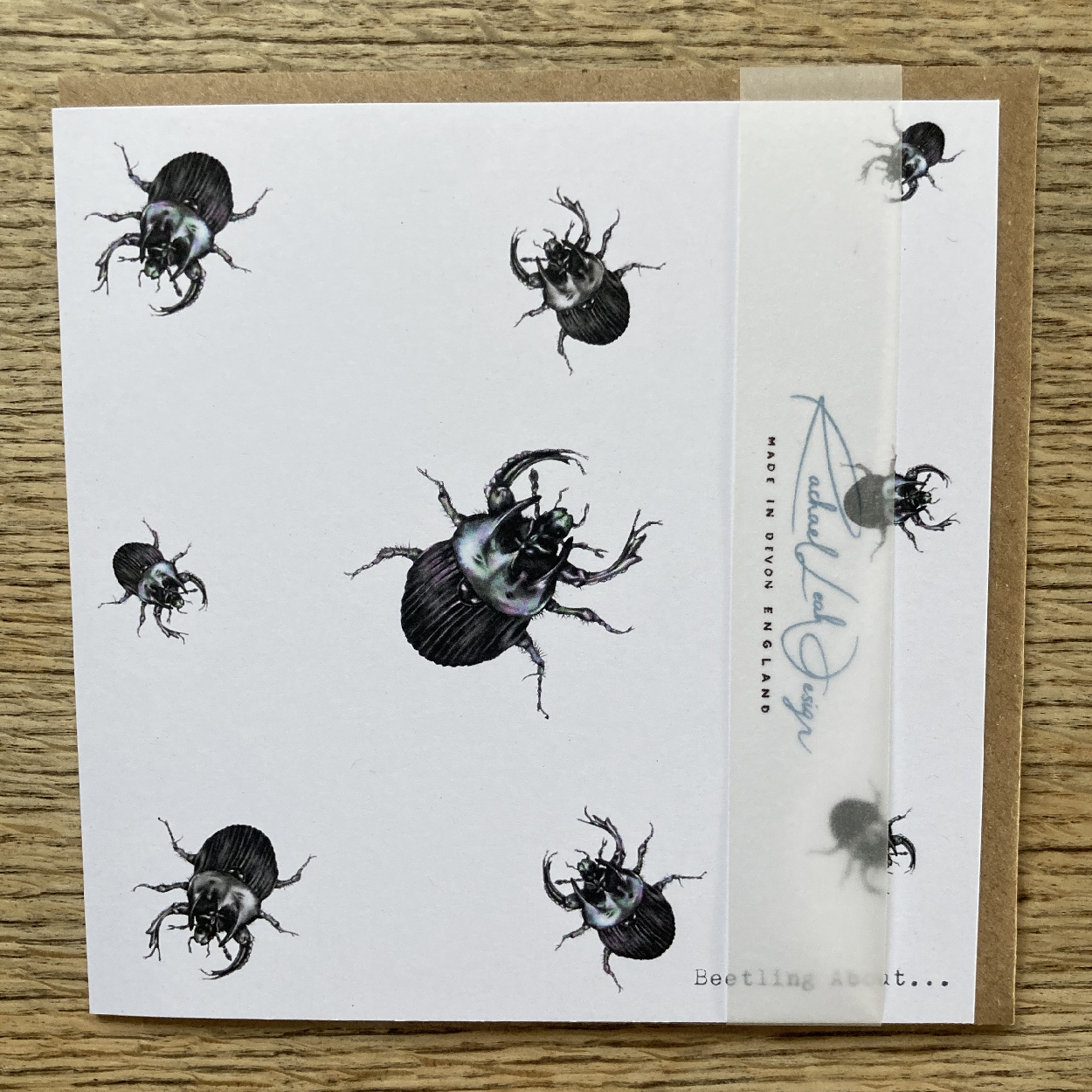 Beetling About Cards 140mm